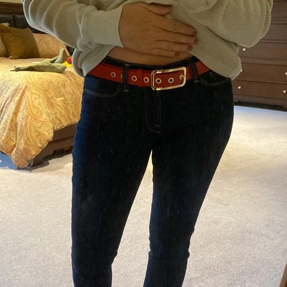 Juicy Couture Red and Tan Belt Set with Gold Buckles Juicy couture games and gamble sets? #juicycouture #pink  main image 2